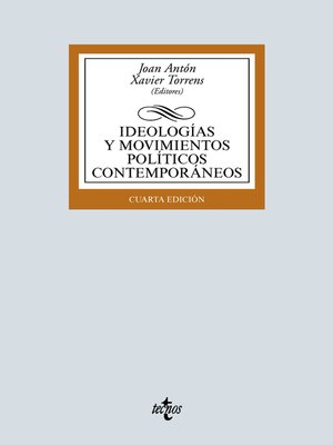 cover image of Ideologías y movimientos políticos contemporáneos